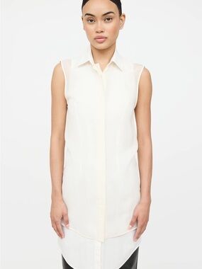 alexander wang deconstructed shirt dress Buy Alexander Wang White Deconstructed Shirt Dress in Cotton For Women  Online